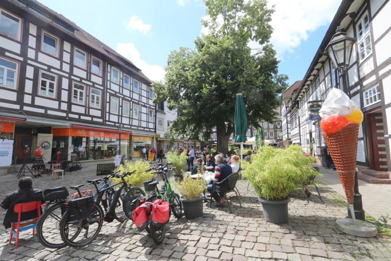 Fachwerk-Kultur-Pension Tangobruecke Айнбек Екстериор снимка